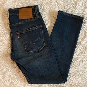 Levi's Men's Dark Indigo Straight Jeans